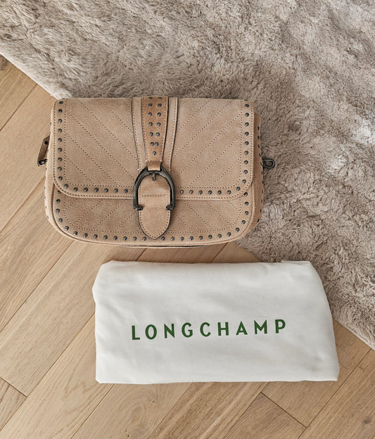 Sac Longchamp en daim