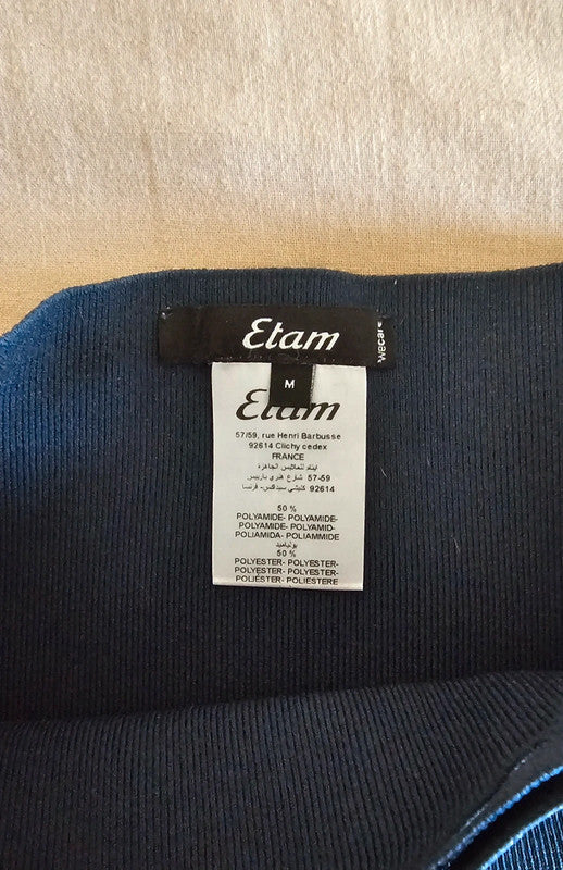 Jupe marine taille Etam – taille M