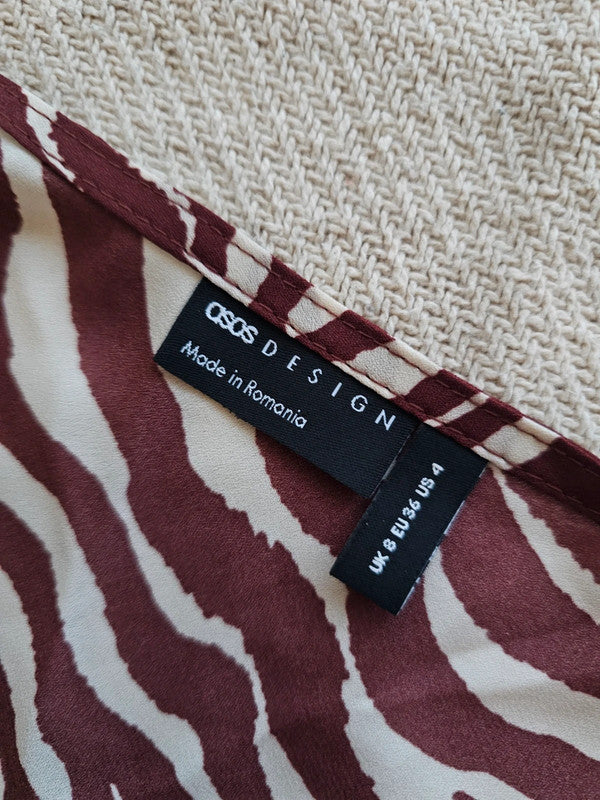 Robe longue zébrée ASOS – taille 36