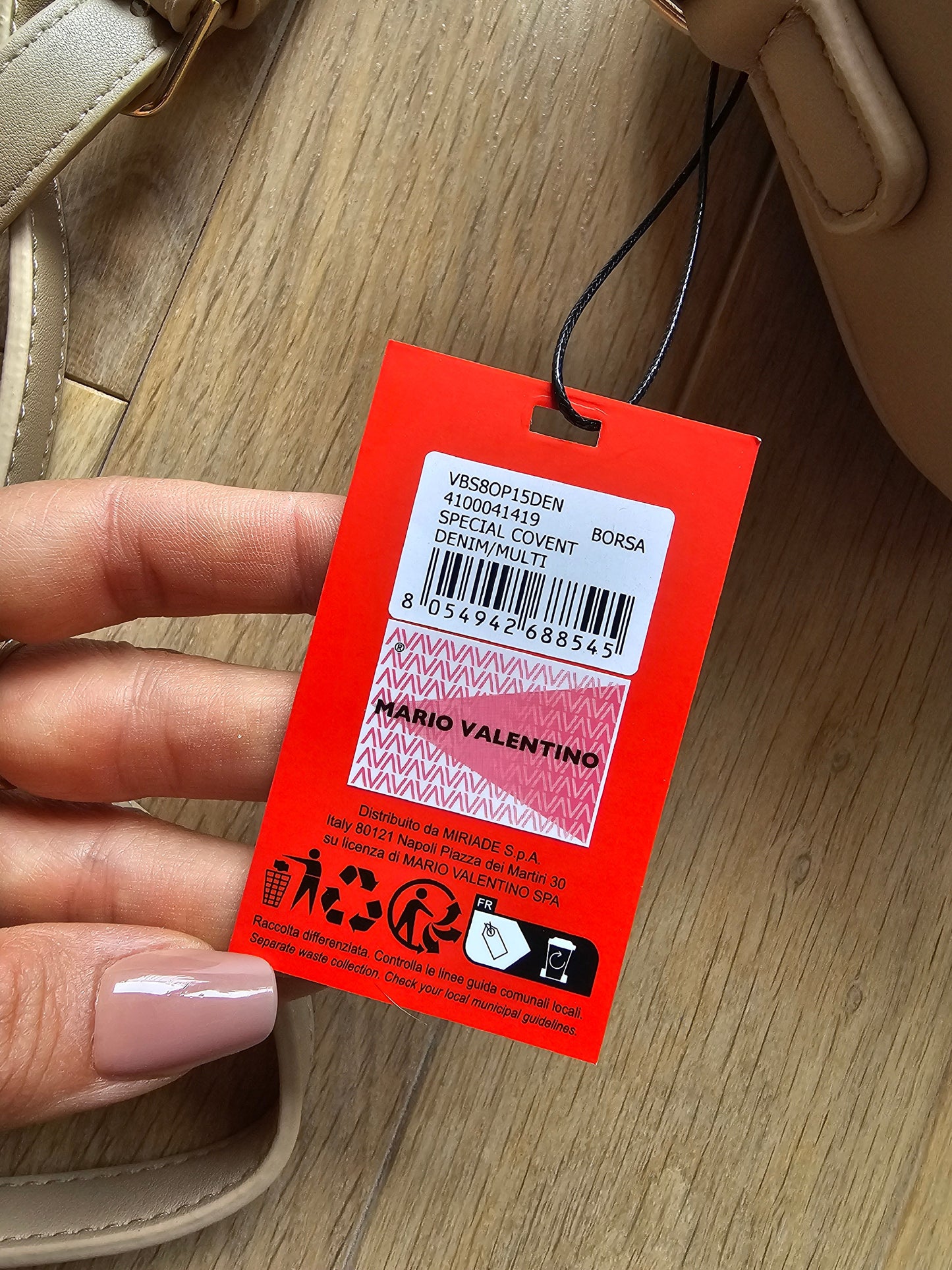 Sac denim Mario Valentino