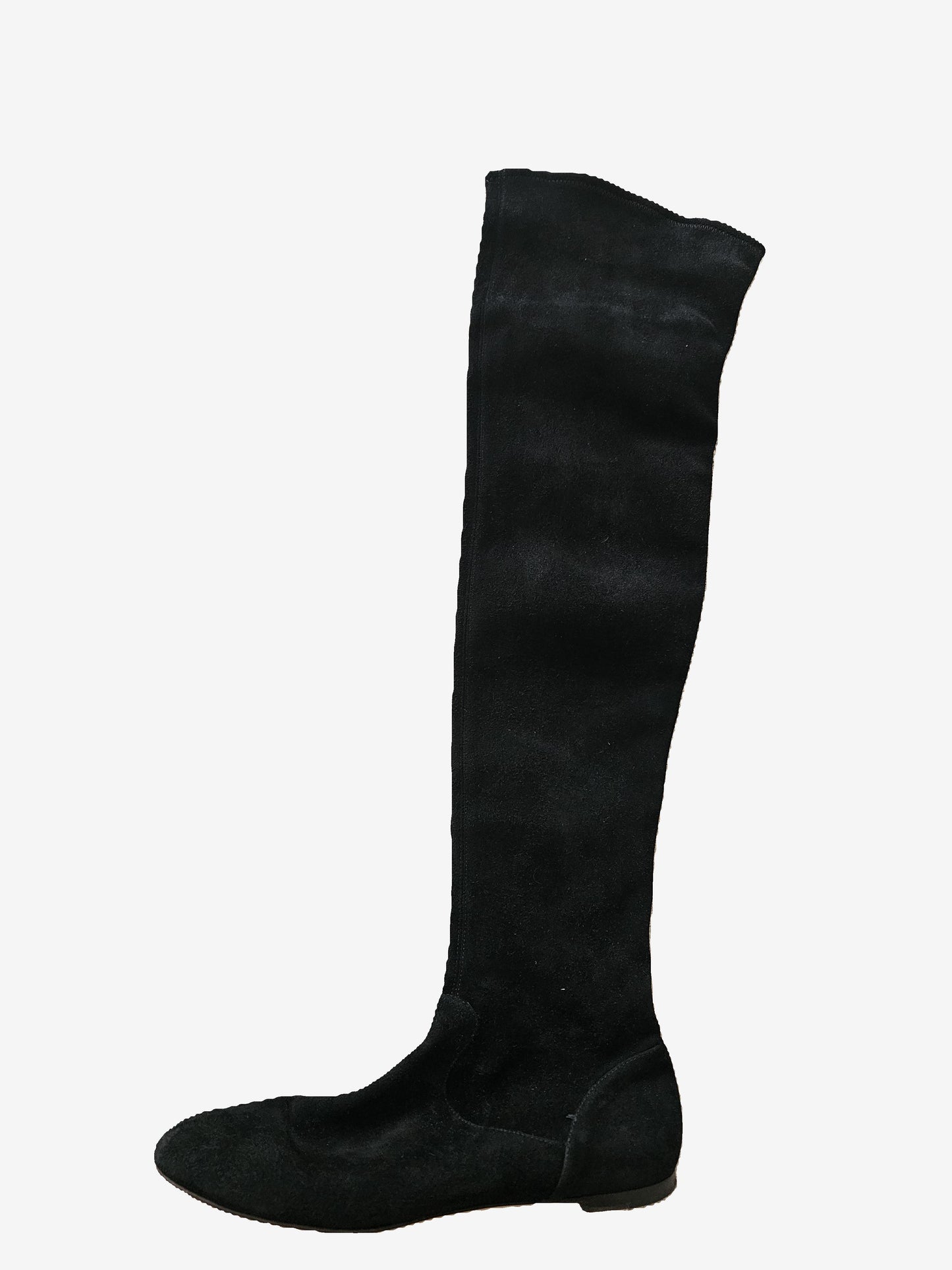 Cuissardes en daim noir Gianvito Ross - Taille 40