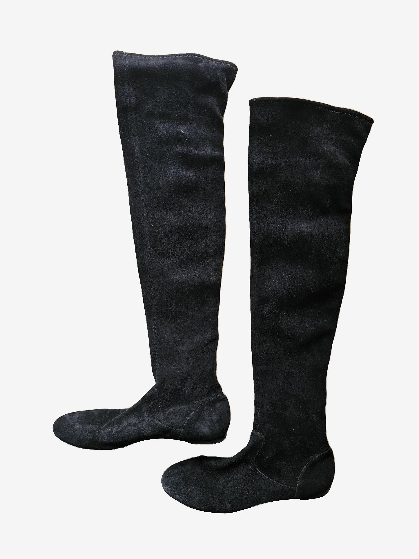 Cuissardes en daim noir Gianvito Ross - Taille 40