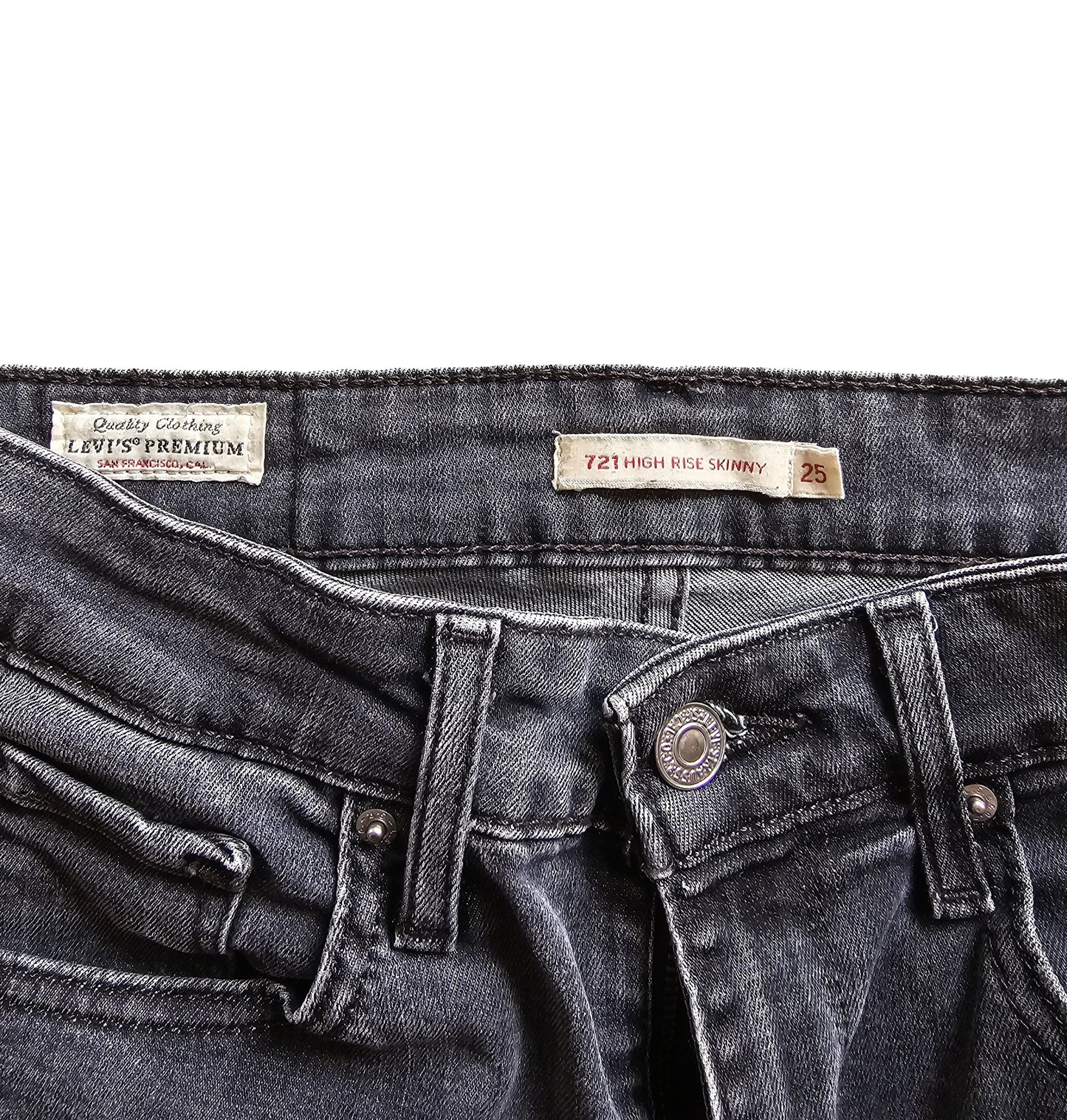 Jean Levi’s 721 High Rise Skinny - W25