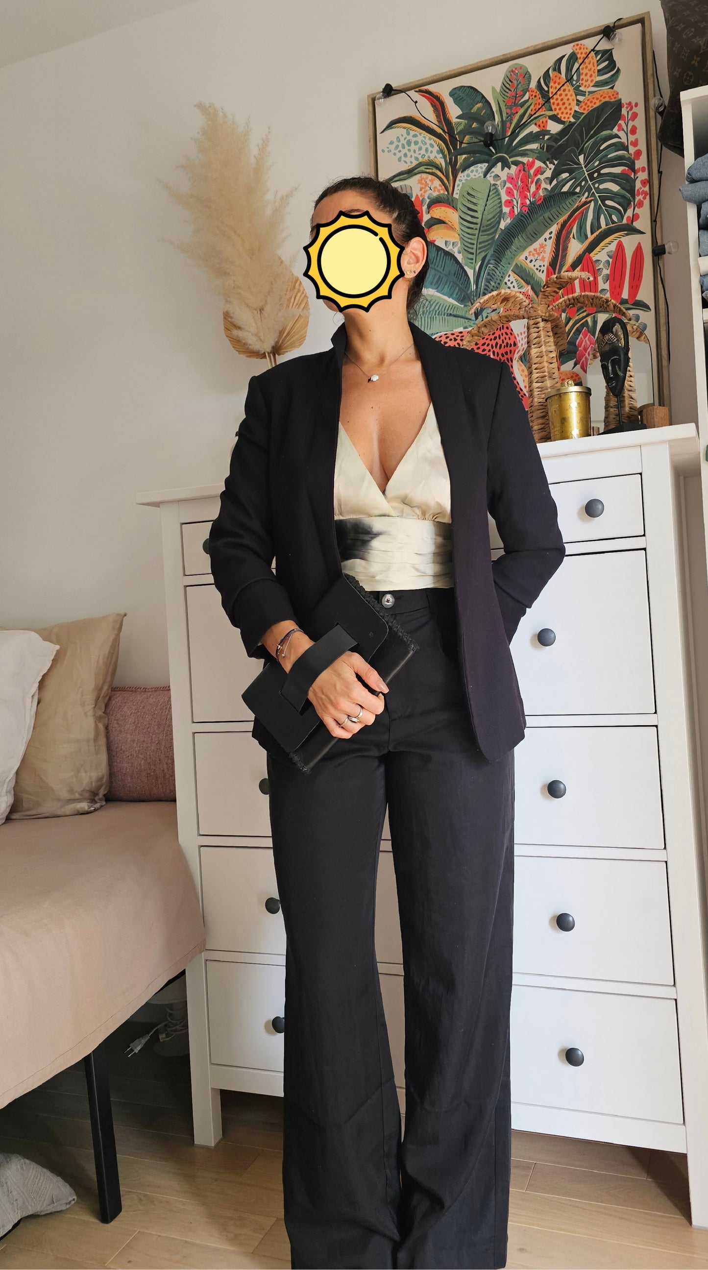 Blazer noir H&M - Taille S