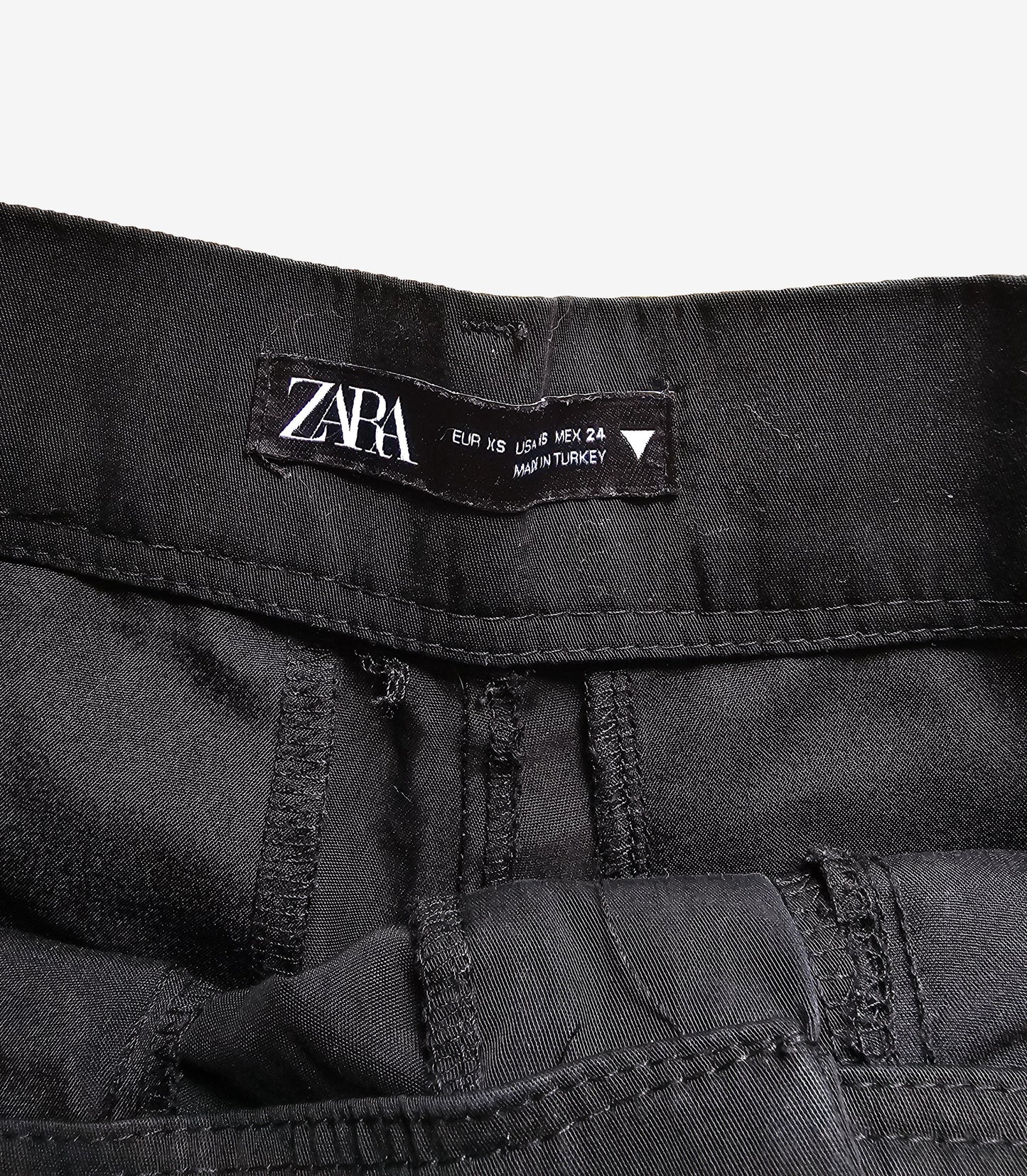 Pantalon noir taille haute Zara - XS