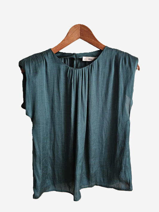 Top fluide col froncé MNG - Taille S