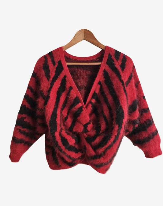 Pull croisé en maille Ba&sh - Taille 0