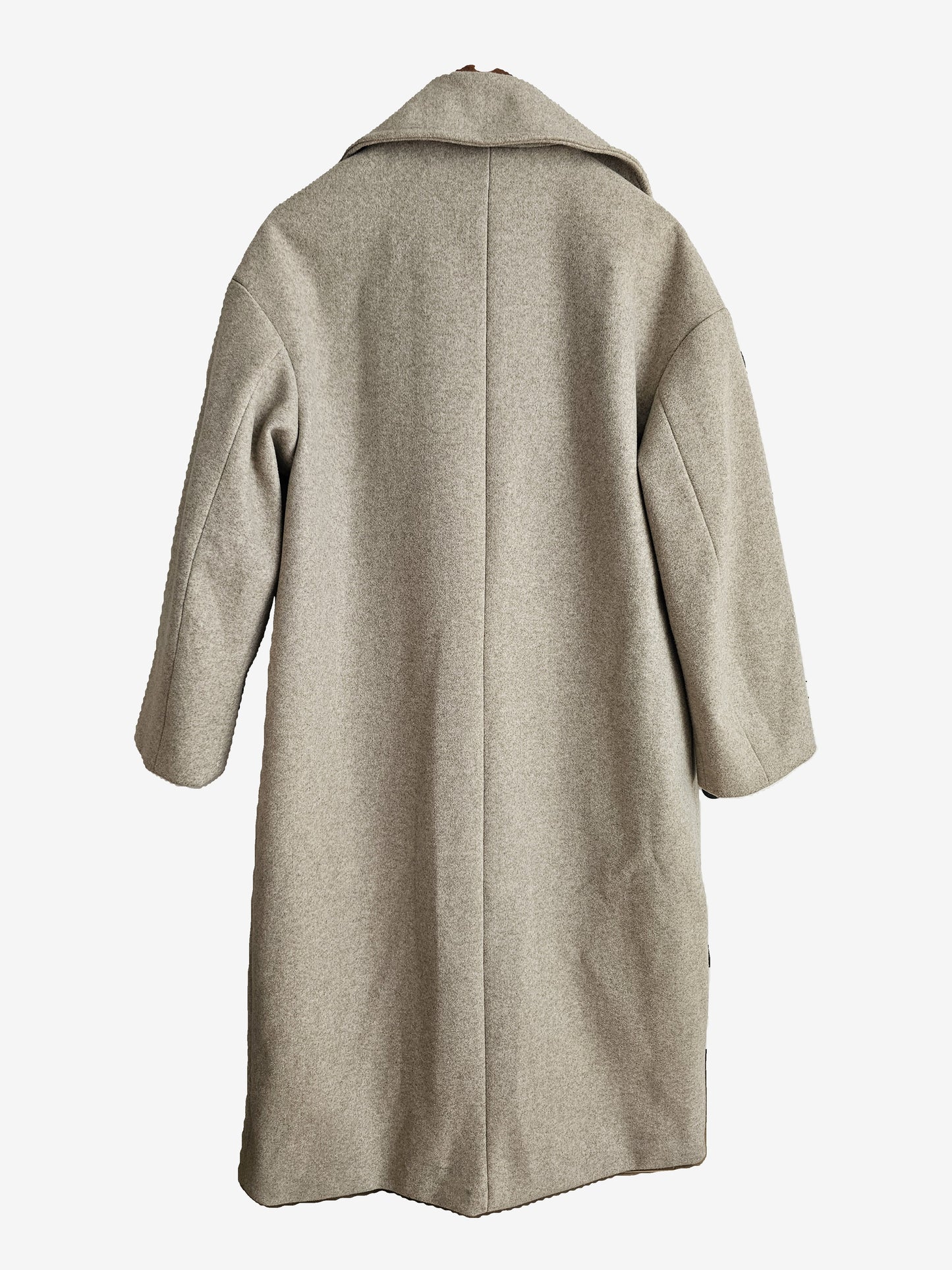 Manteau oversize croisé beige Zara - XS