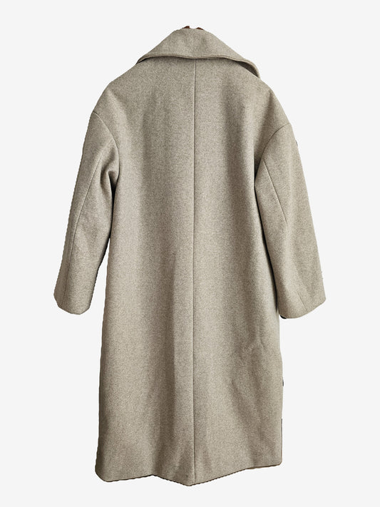 Manteau oversize croisé beige Zara - XS