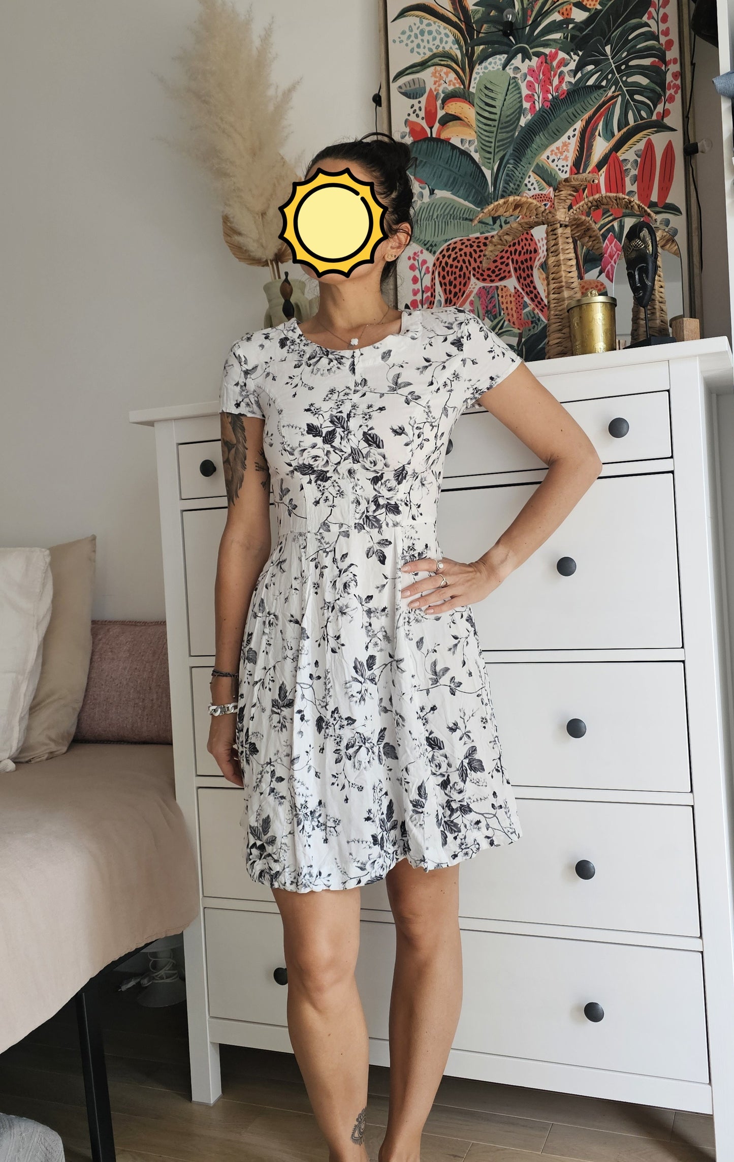 Robe fluide fleurie H&M - Taille S