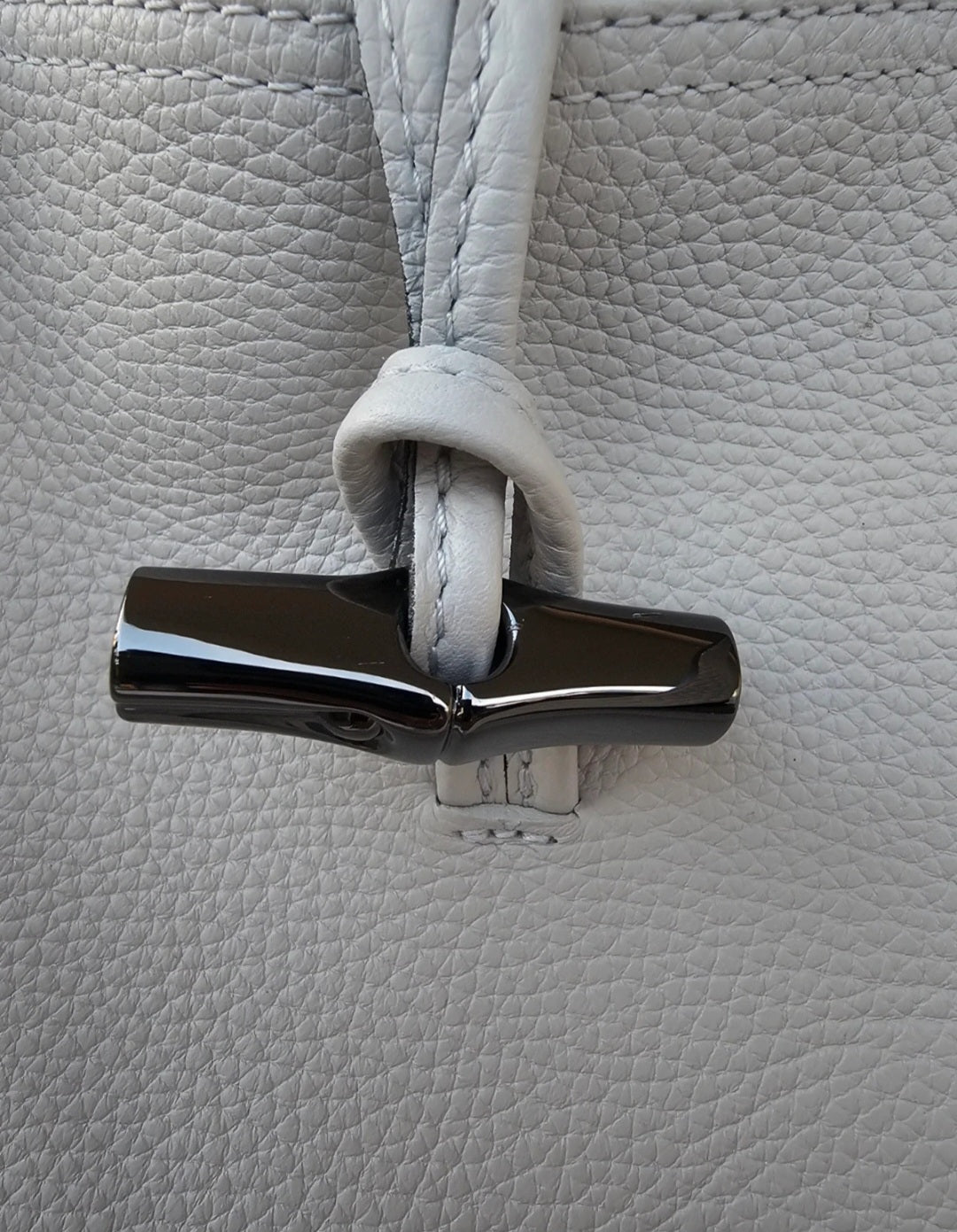 Sac cabas Longchamp en cuir grainé