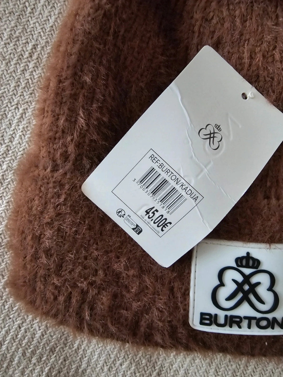 Bonnet en maille douce BURTON - TU