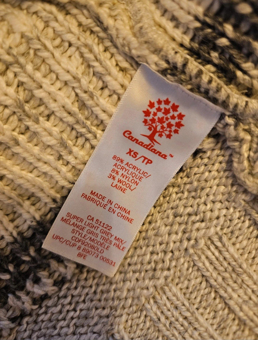 Gilet zippé Canada - Taille XS