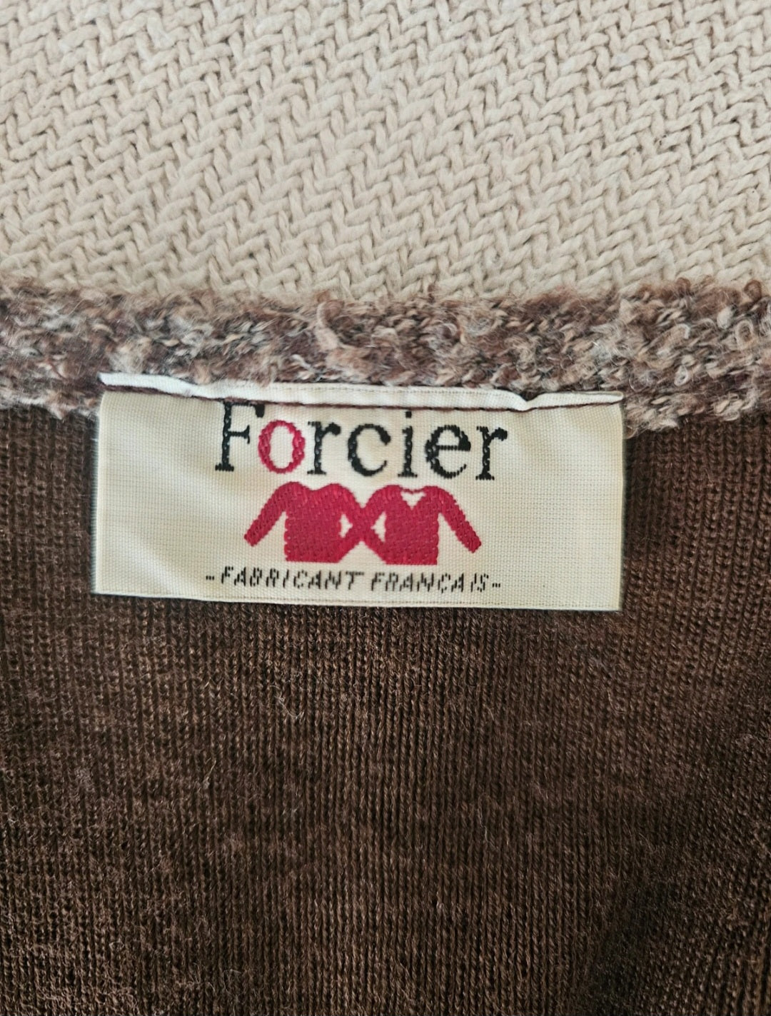 Gilet chocolat Forcier - Taille S