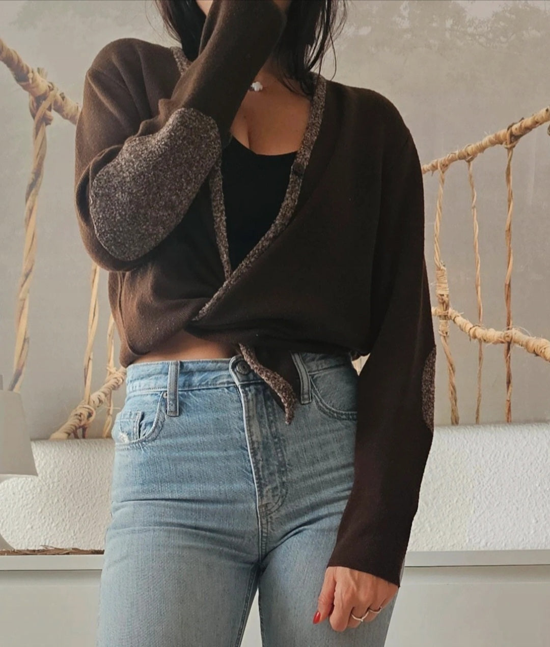 Gilet chocolat Forcier - Taille S