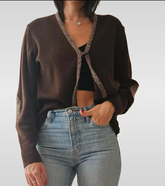 Gilet chocolat Forcier - Taille S